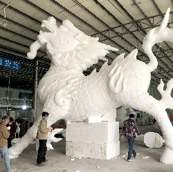 giant fiberglass sculptures