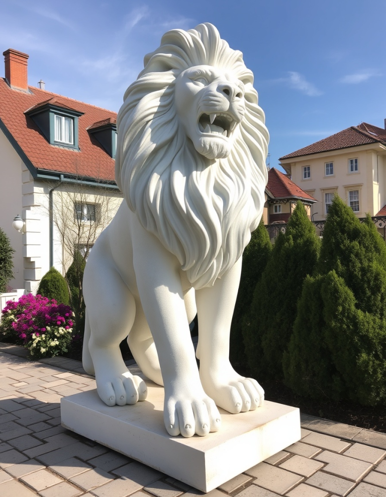 outdoor animal fiberglass sculpture1