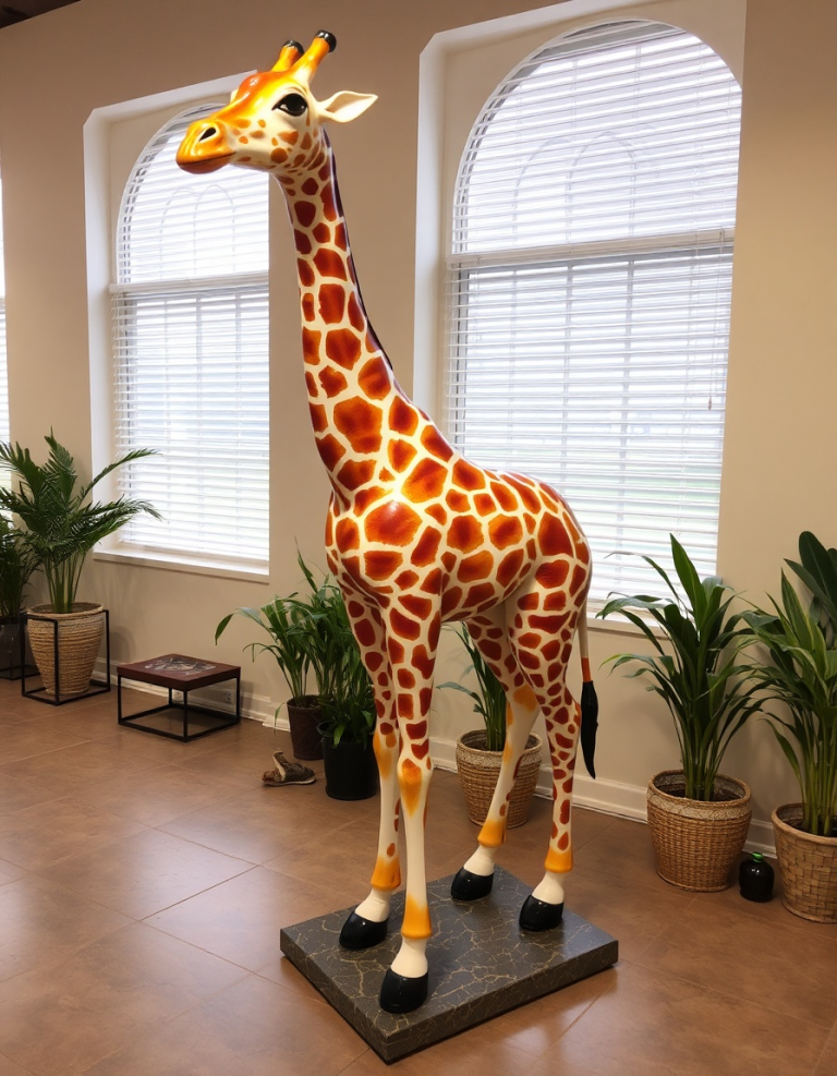 outdoor animal fiberglass sculpture5