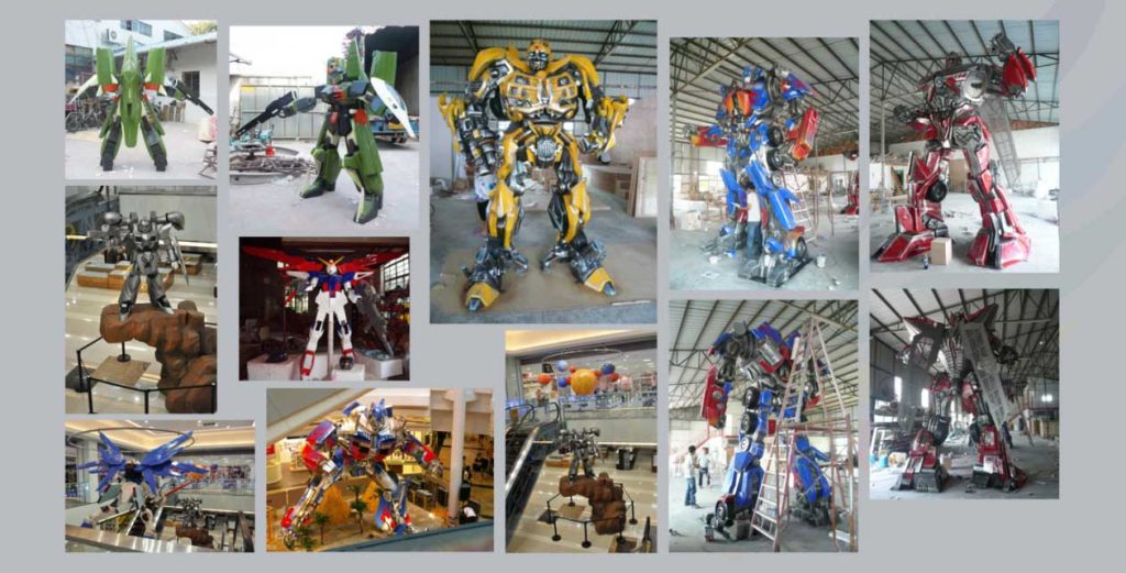 lightweight fiberglass art for indoor spaces