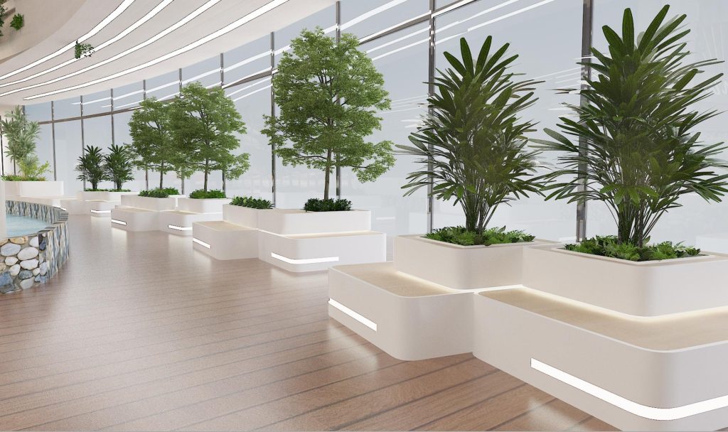 Custom fiberglass sculptures created by Tolili design team