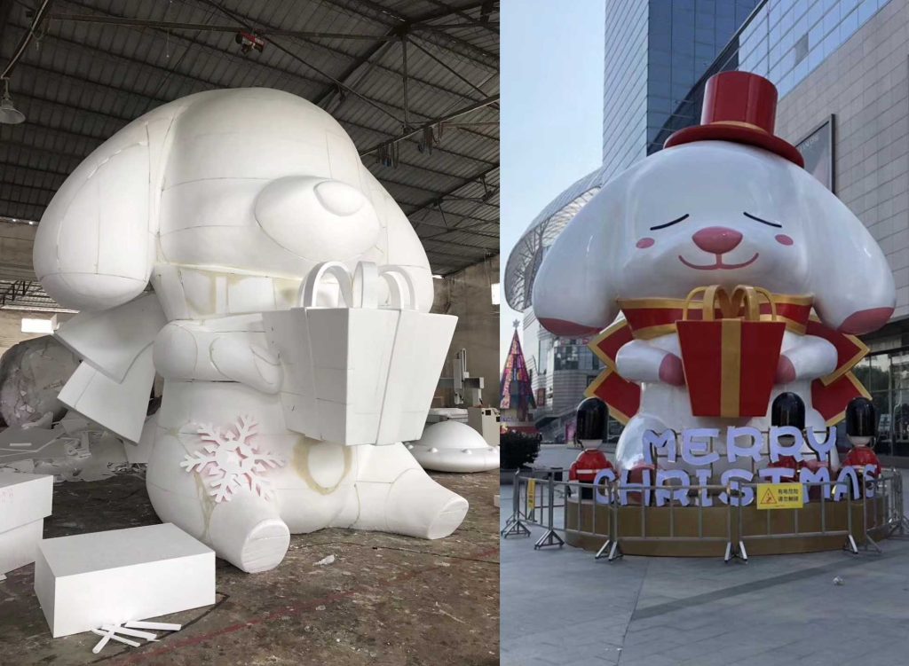 custom fiberglass statue handcrafted by tolili factory