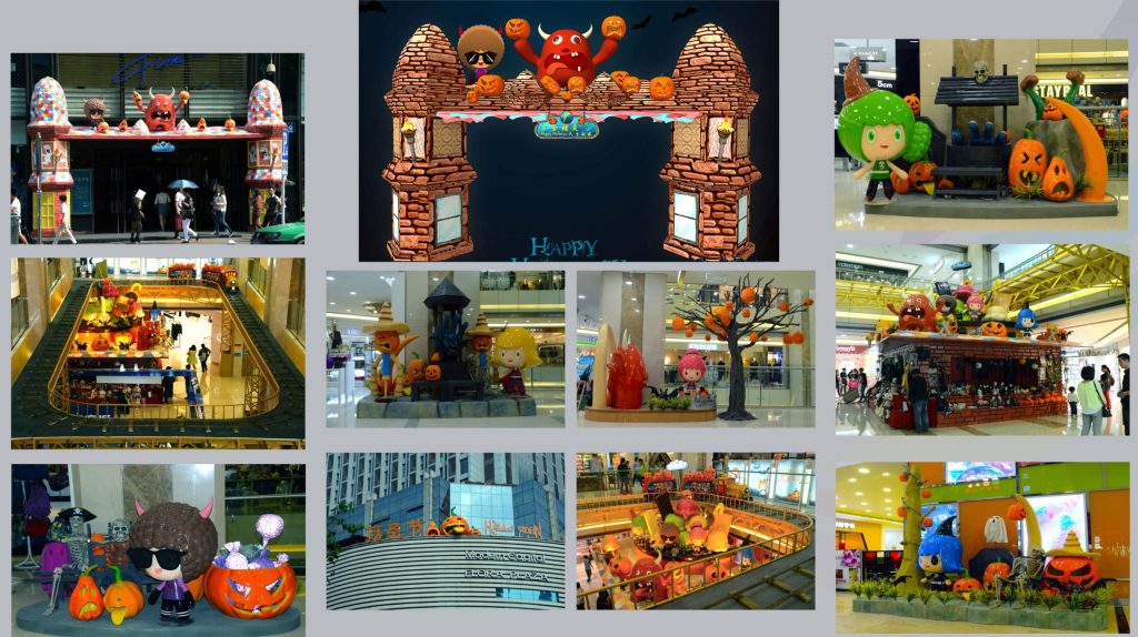 decorative large fiberglass sculpture for hotels and public spaces