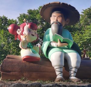 handmade fiberglass animal sculpture for commercial decoration