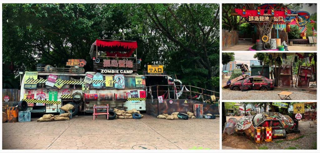 modern custom fiberglass art installation