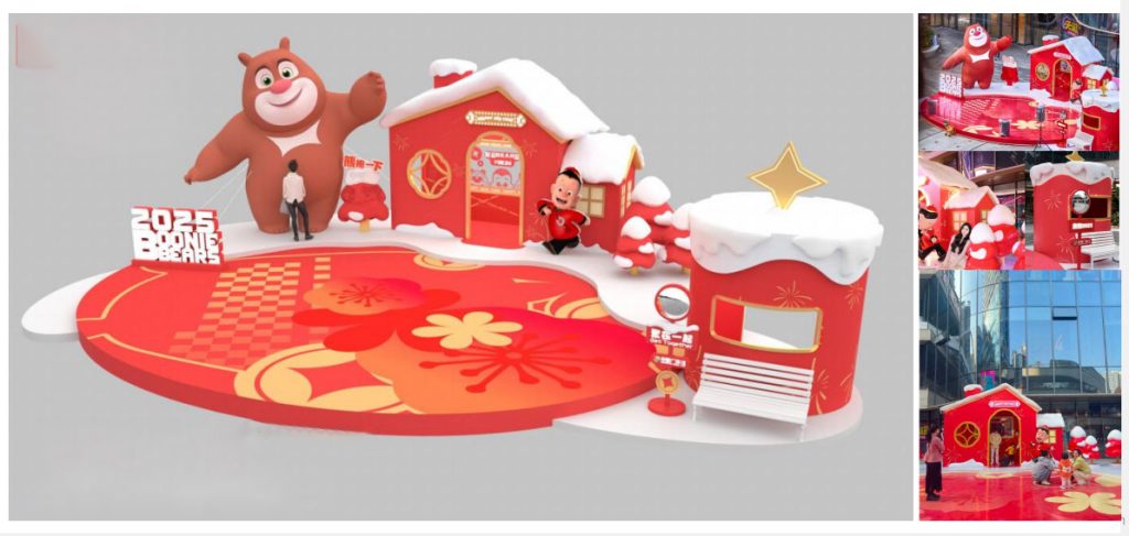 tolili custom fiberglass statue in production