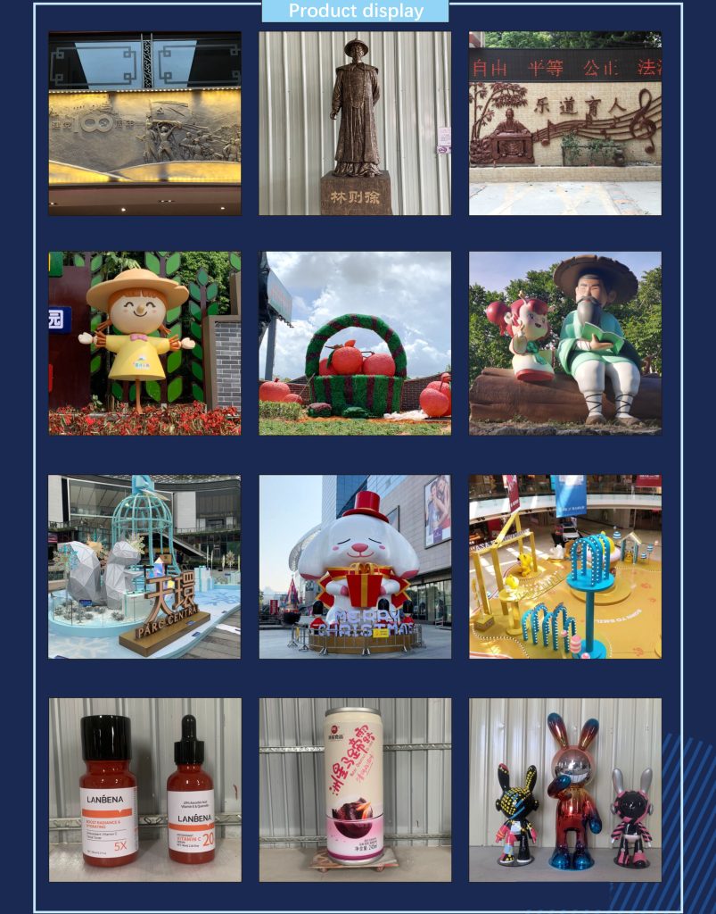 tolili handcrafted fiberglass outdoor artwork