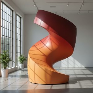 Abstract Art Fiberglass Sculpture | Modernist Custom Creations by Tolili