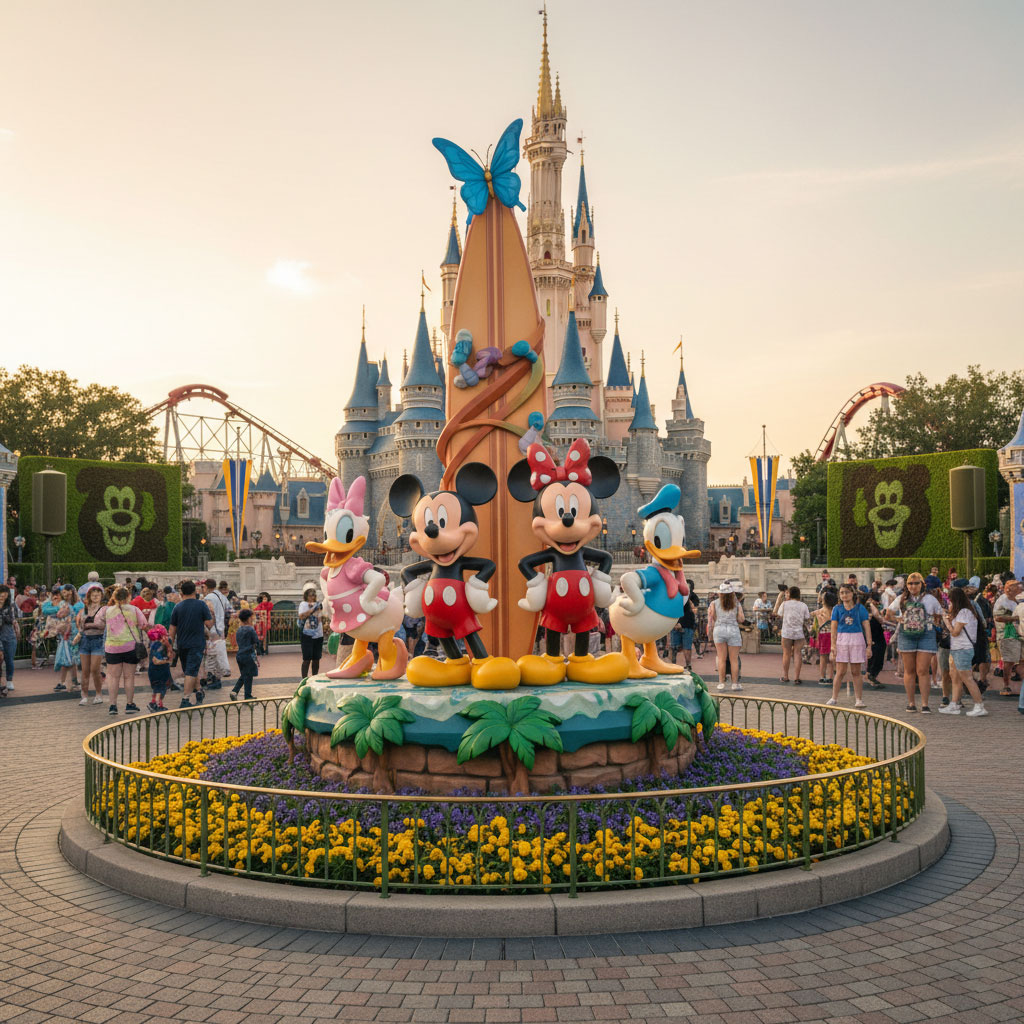 outdoor fiberglass theme park sculpture by tolili