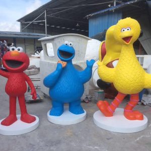 brand mascot fiberglass sculpture marketing display