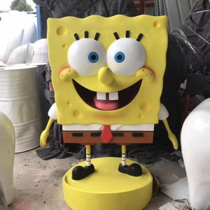 cartoon character mascot fiberglass sculpture theme park