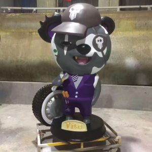 amusement park mascot fiberglass sculpture attraction
