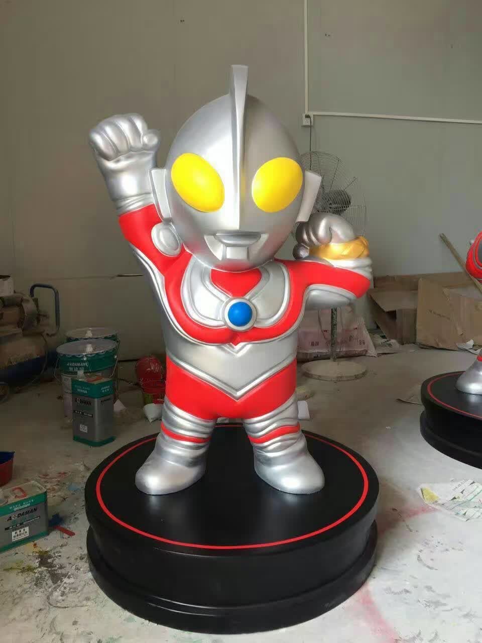 commercial plaza mascot fiberglass sculpture outdoor