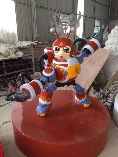 resort mascot fiberglass sculpture tourism attraction