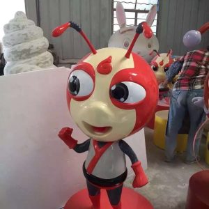 mascot fiberglass statue brand promotion