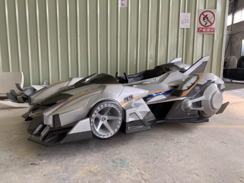 promotional fiberglass display sculpture mall display