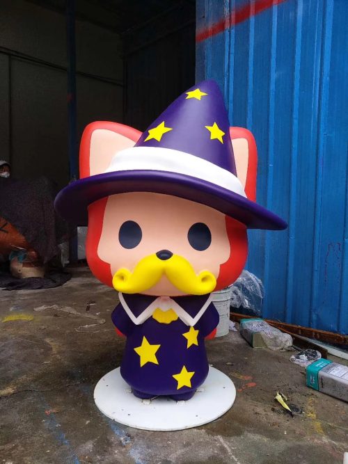 brand activation mascot fiberglass sculpture event