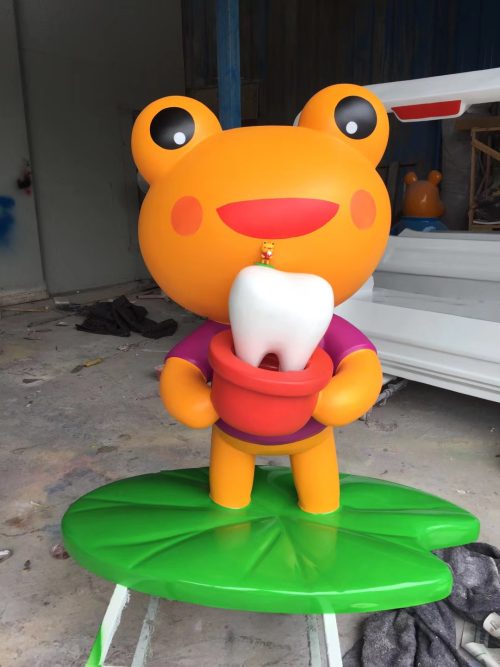 business promotion mascot fiberglass sculpture retail