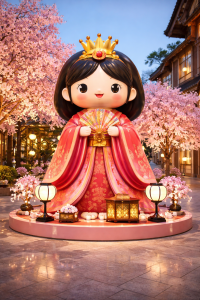 Japanese Girl’s Day Hina Doll Sculpture