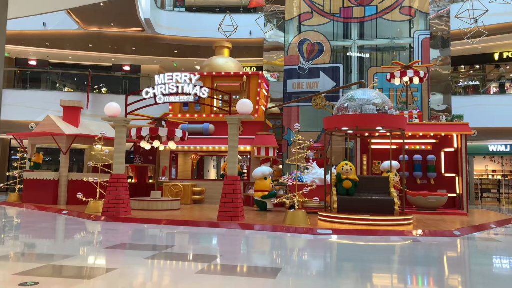 christmas fiberglass sculpture