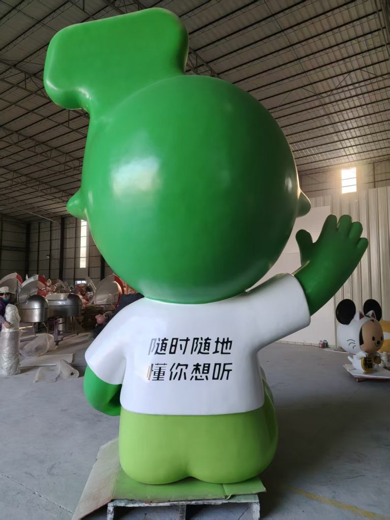 fiberglass mascot statues