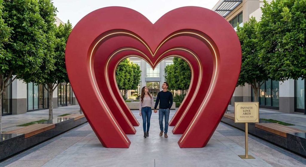 valentine fiberglass sculpture outdoor photo attraction