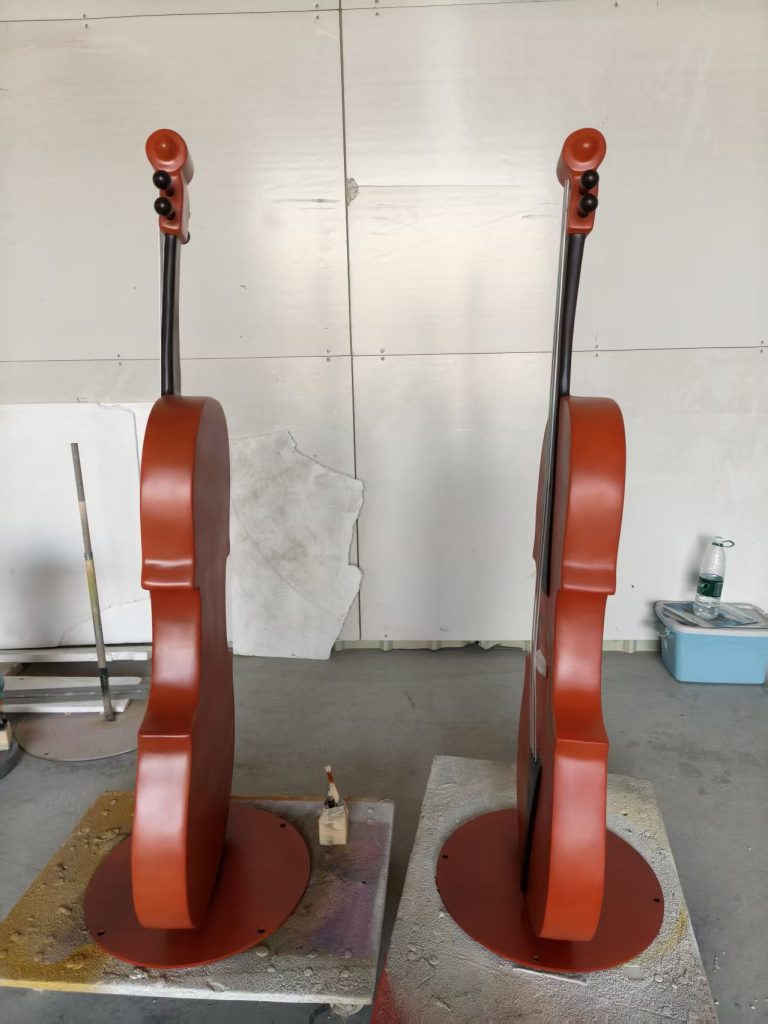 handmade fiberglass statue for decorative art