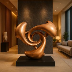 large custom fiberglass sculpture for hotel outdoor decoration