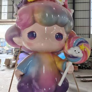 life size mascot fiberglass sculpture display