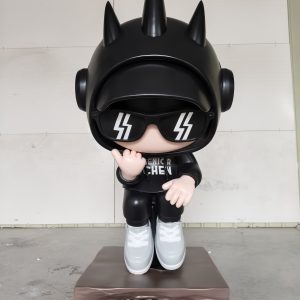 Durable outdoor original IP fiberglass sculpture for malls and resorts