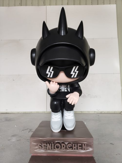 Durable outdoor original IP fiberglass sculpture for malls and resorts