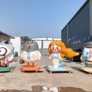 tolili mascot statue fiberglass decoration