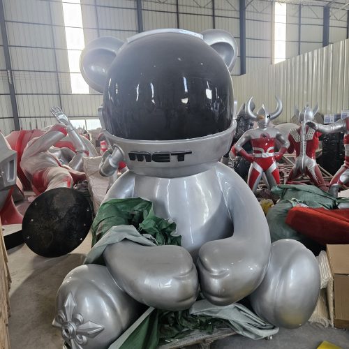 night market promotion mascot fiberglass sculpture display