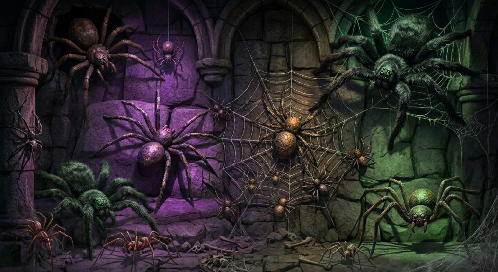 Close-up-of-Halloween-fiberglass-sculpture-showing-detailed-painting-and-texture