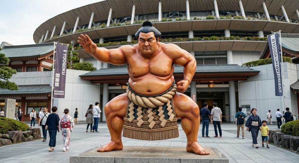 Japanese IP fiberglass sculpture installed in tourism attraction attracting visitors