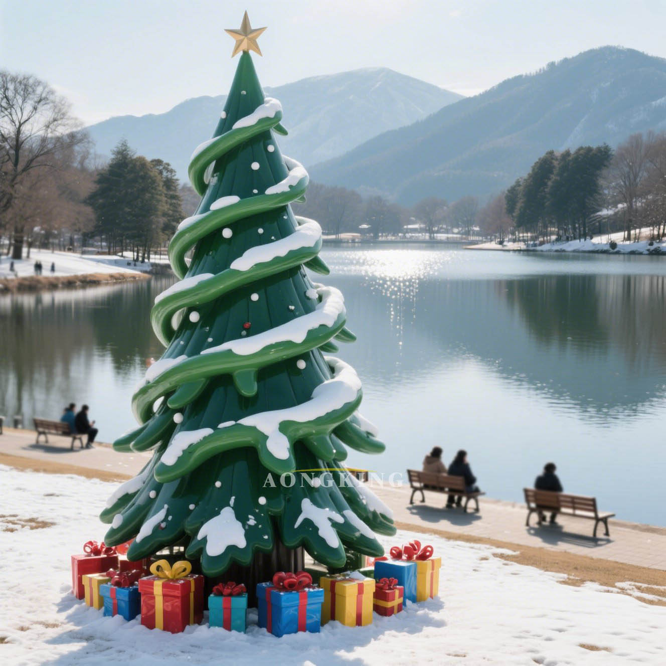 Fiberglass Christmas Tree Sculpture Canada