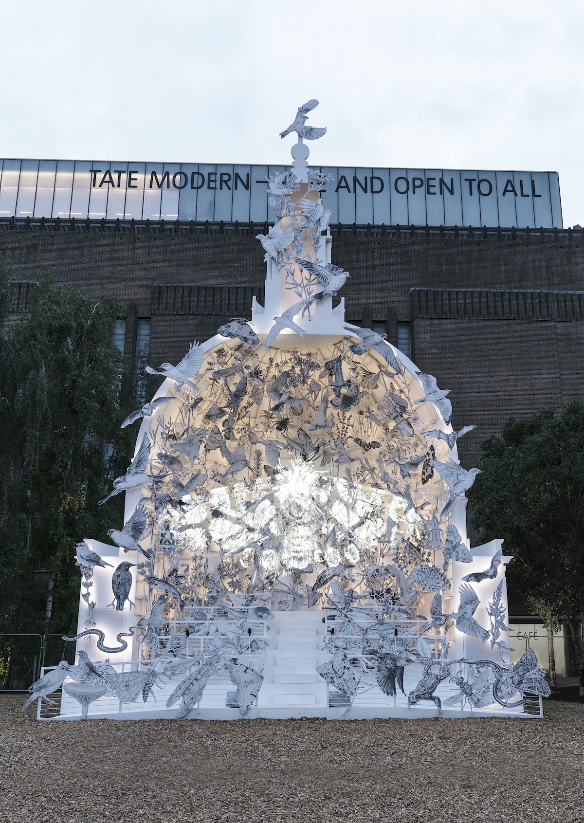 European Endangered Species Art Installation