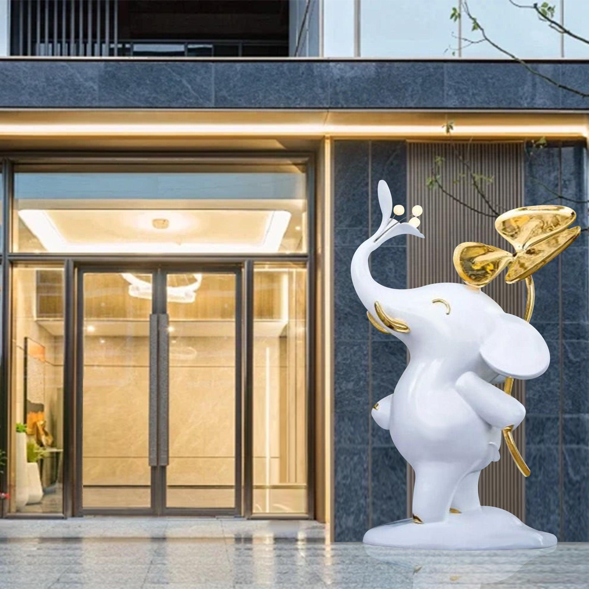 European Hotel Fiberglass Sculpture