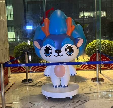 event entrance mascot fiberglass sculpture