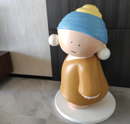 resort entrance mascot fiberglass sculpture