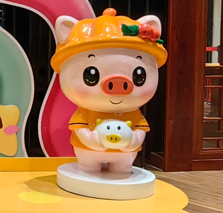 event entrance mascot fiberglass sculpture