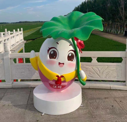 park decoration mascot fiberglass sculpture
