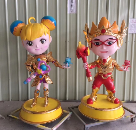outdoor event branding mascot fiberglass sculpture