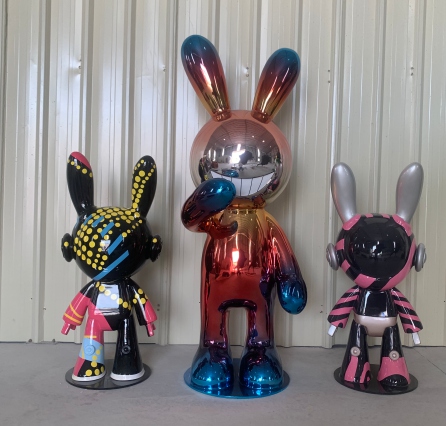 custom business branding mascot fiberglass sculpture