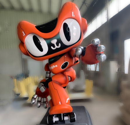 retail window display mascot fiberglass sculpture