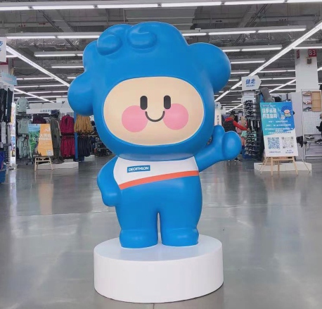 corporate event mascot fiberglass sculpture