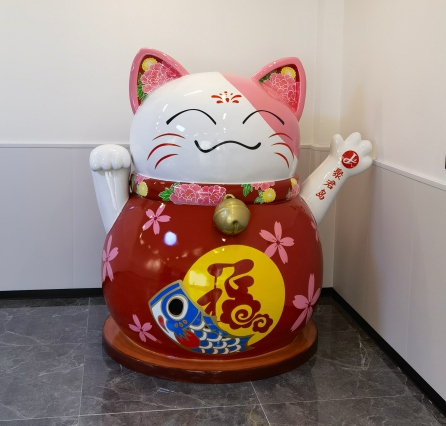 theme restaurant mascot fiberglass sculpture display