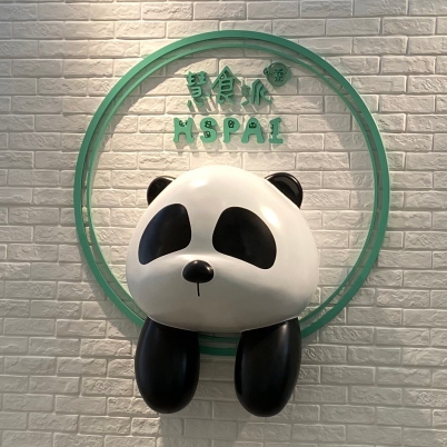 exhibition booth attraction mascot fiberglass sculpture