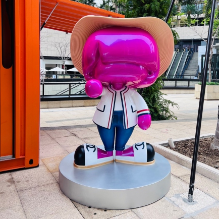 city landmark mascot fiberglass sculpture