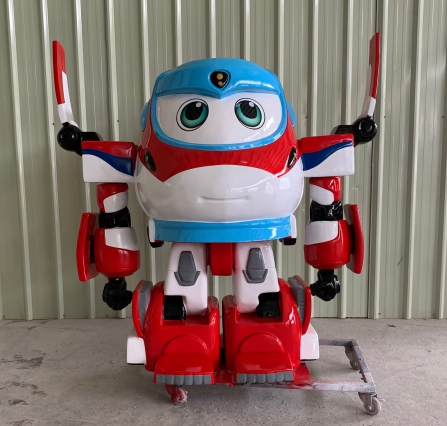 public installation mascot fiberglass sculpture